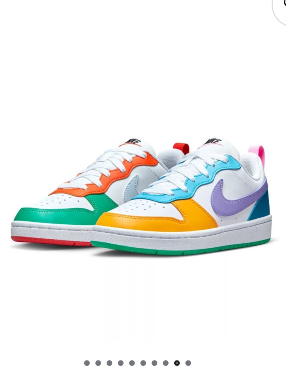 Colorblock Court Borough Low Sneakers - (WOMENS 8.5/9) NIKE